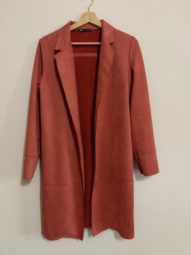 Zara rust red - rust, suedette