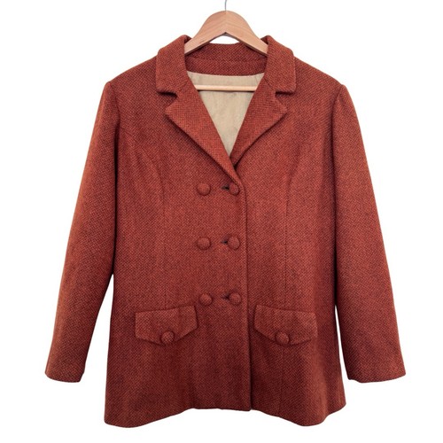 Vintage tweed blazer size - vintage,