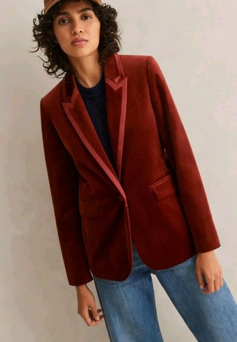 Velvet blazer jacket - velvet,