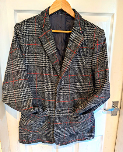 Vintage plaid tweed blazer - vintage,