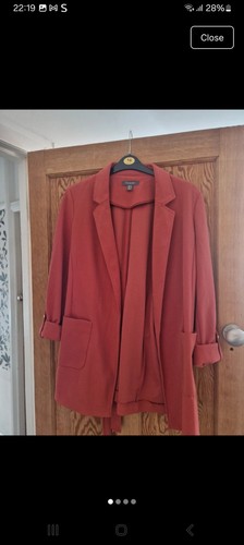 Primark rust orange open front - primark,