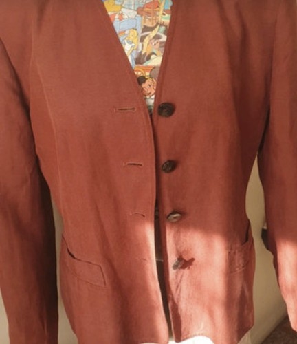 Vintage silk linen - vintage, silk/